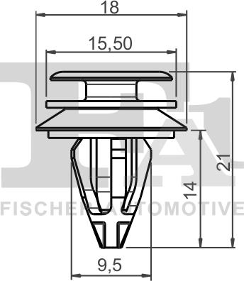 FA1 10-40013.10 - Clip, Zier / Schutzleiste alexcarstop-ersatzteile.com