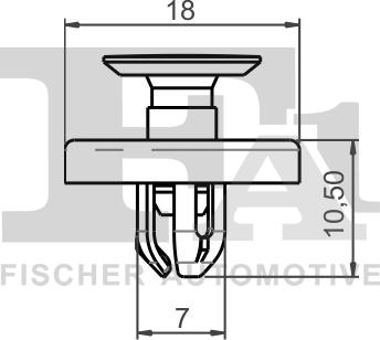 FA1 77-30008.10 - Clip, Zier / Schutzleiste alexcarstop-ersatzteile.com