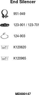 FA1 MD000147 - Endschalldämpfer alexcarstop-ersatzteile.com