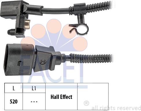 FACET 9.0445 - Impulsgeber, Kurbelwelle alexcarstop-ersatzteile.com