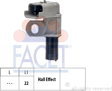 FACET 9.0460 - Sensor, Nockenwellenposition alexcarstop-ersatzteile.com