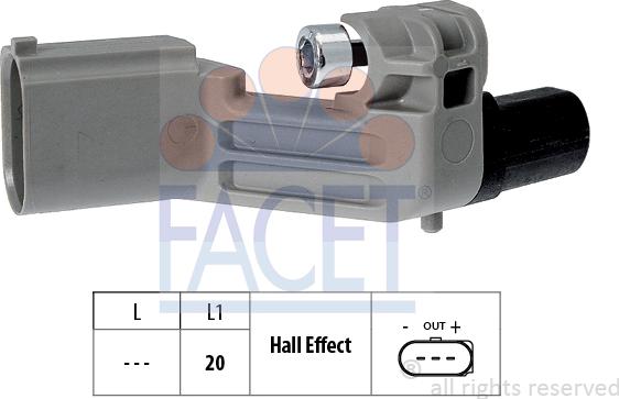 FACET 9.0598 - Impulsgeber, Kurbelwelle alexcarstop-ersatzteile.com