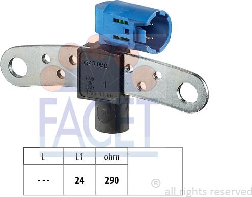 FACET 9.0543 - Impulsgeber, Kurbelwelle alexcarstop-ersatzteile.com