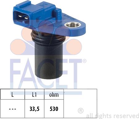 FACET 9.0302 - Sensor, Nockenwellenposition alexcarstop-ersatzteile.com