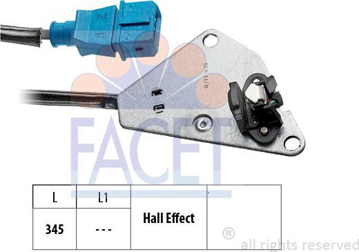 FACET 9.0209 - Sensor, Nockenwellenposition alexcarstop-ersatzteile.com