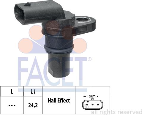 FACET 9.0793 - Sensor, Nockenwellenposition alexcarstop-ersatzteile.com