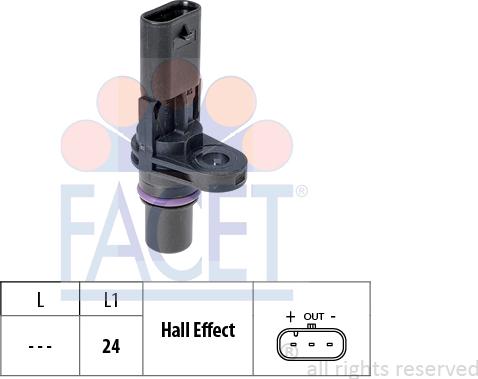 FACET 9.0774 - Sensor, Nockenwellenposition alexcarstop-ersatzteile.com