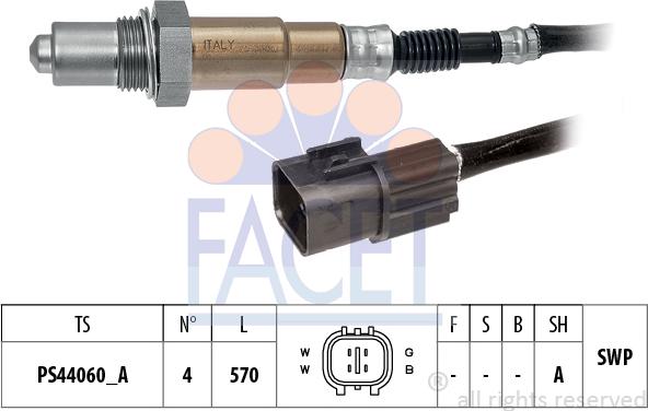 FACET 10.8605 - Lambdasonde alexcarstop-ersatzteile.com