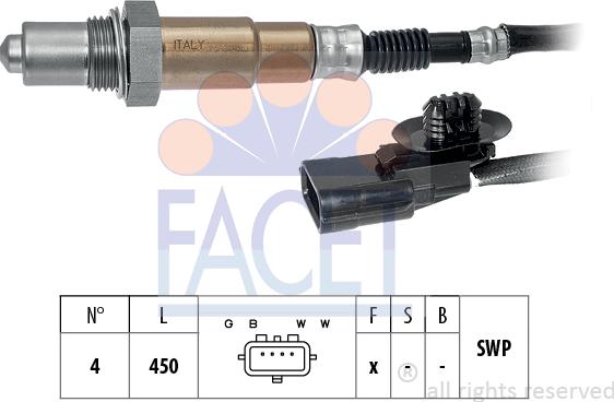 FACET 10.8095 - Lambdasonde alexcarstop-ersatzteile.com