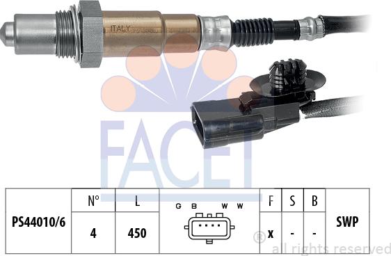 FACET 10.8169 - Lambdasonde alexcarstop-ersatzteile.com