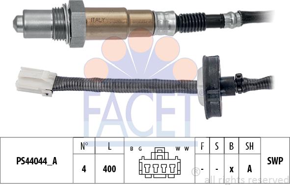 FACET 10.8341 - Lambdasonde alexcarstop-ersatzteile.com