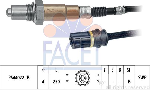 FACET 10.8352 - Lambdasonde alexcarstop-ersatzteile.com