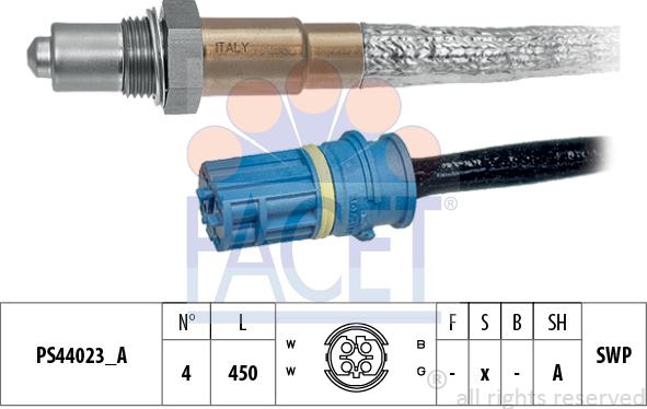 FACET 10.8324 - Lambdasonde alexcarstop-ersatzteile.com