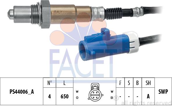 FACET 10.8295 - Lambdasonde alexcarstop-ersatzteile.com