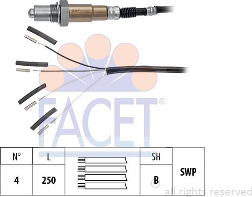 FACET 10.8240 - Lambdasonde alexcarstop-ersatzteile.com