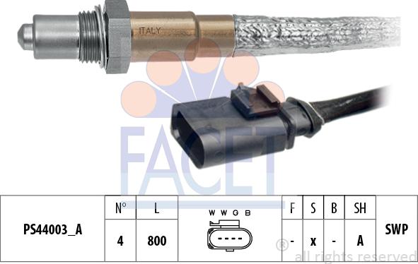 FACET 10.8250 - Lambdasonde alexcarstop-ersatzteile.com