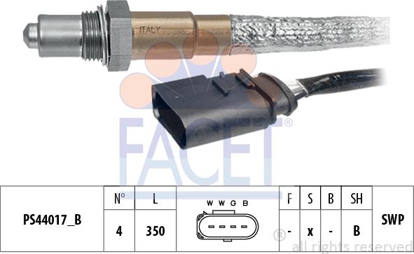 FACET 10.8252 - Lambdasonde alexcarstop-ersatzteile.com