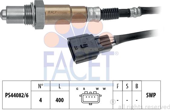 FACET 10.8225 - Lambdasonde alexcarstop-ersatzteile.com