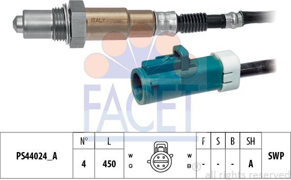 FACET 10.8270 - Lambdasonde alexcarstop-ersatzteile.com