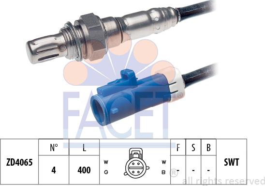 FACET 10.7607 - Lambdasonde alexcarstop-ersatzteile.com