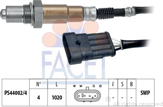 FACET 10.7096 - Lambdasonde alexcarstop-ersatzteile.com