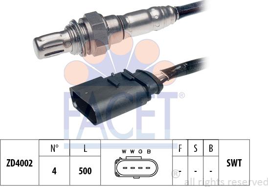 FACET 10.7098 - Lambdasonde alexcarstop-ersatzteile.com