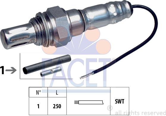 FACET 10.7001 - Lambdasonde alexcarstop-ersatzteile.com