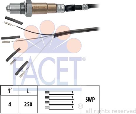 FACET 10.7007 - Lambdasonde alexcarstop-ersatzteile.com