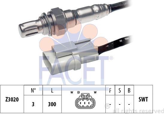 FACET 10.7396 - Lambdasonde alexcarstop-ersatzteile.com