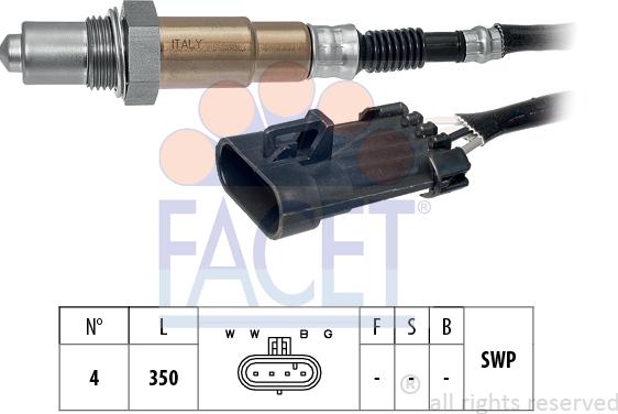 FACET 10.7336 - Lambdasonde alexcarstop-ersatzteile.com