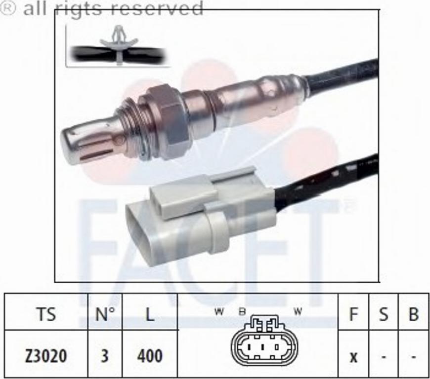 FACET 107328 - Lambdasonde alexcarstop-ersatzteile.com