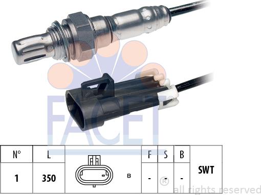 FACET 10.7287 - Lambdasonde alexcarstop-ersatzteile.com