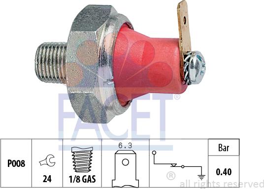 FACET 7.0094 - Sensor, Öldruck alexcarstop-ersatzteile.com