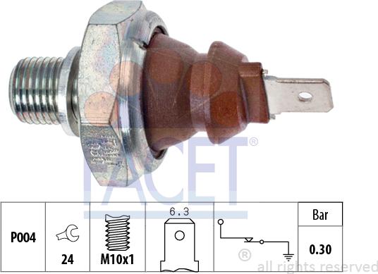 FACET 7.0008 - Sensor, Öldruck alexcarstop-ersatzteile.com