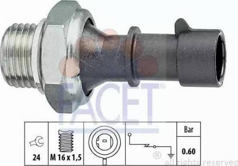 FACET 7.0086 - Sensor, Öldruck alexcarstop-ersatzteile.com