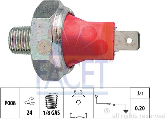 FACET 7.0035 - Sensor, Öldruck alexcarstop-ersatzteile.com