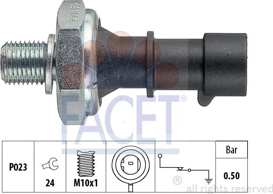 FACET 7.0141 - Sensor, Öldruck alexcarstop-ersatzteile.com