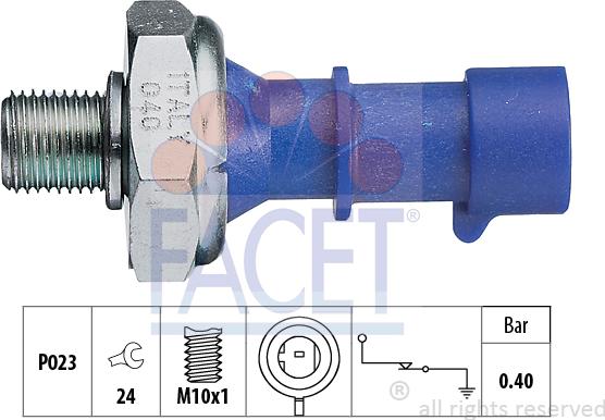 FACET 7.0183 - Sensor, Öldruck alexcarstop-ersatzteile.com