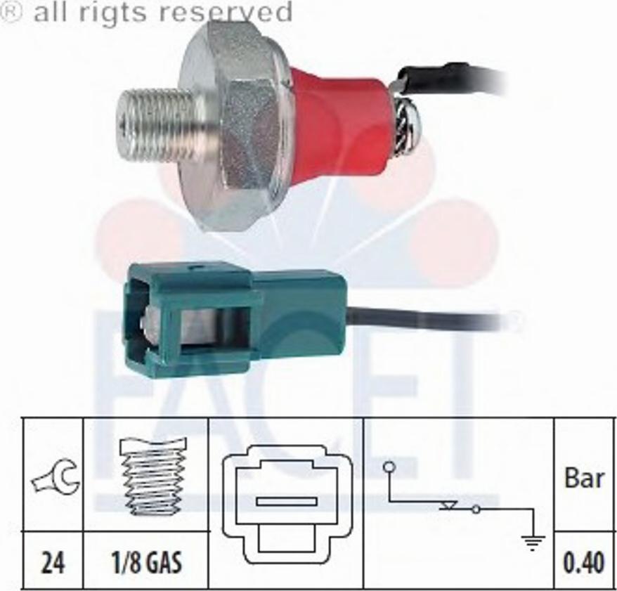 FACET 7.0125 - Sensor, Öldruck alexcarstop-ersatzteile.com