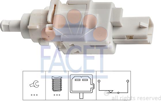 FACET 7.1179 - Bremslichtschalter alexcarstop-ersatzteile.com