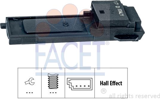 FACET 7.1314 - Schalter, Kupplungsbetätigung (GRA) alexcarstop-ersatzteile.com