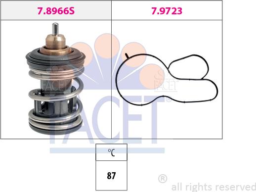 FACET 7.8966 - Thermostat, Kühlmittel alexcarstop-ersatzteile.com