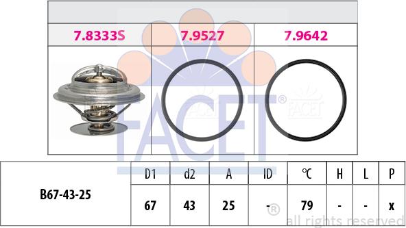 FACET 7.8980 - Thermostat, Kühlmittel alexcarstop-ersatzteile.com