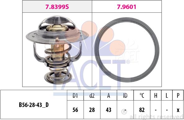 FACET 7.8404 - Thermostat, Kühlmittel alexcarstop-ersatzteile.com