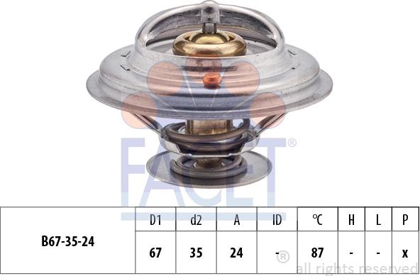 FACET 7.8410S - Thermostat, Kühlmittel alexcarstop-ersatzteile.com