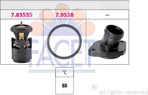 FACET 7.8560K - Thermostat, Kühlmittel alexcarstop-ersatzteile.com