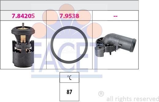 FACET 7.8561K - Thermostat, Kühlmittel alexcarstop-ersatzteile.com