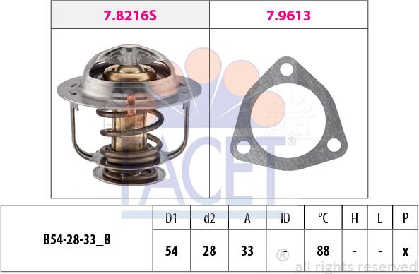 FACET 7.8535 - Thermostat, Kühlmittel alexcarstop-ersatzteile.com