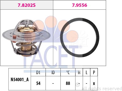 FACET 7.8533 - Thermostat, Kühlmittel alexcarstop-ersatzteile.com