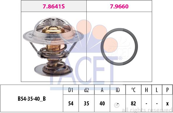 FACET 7.8641 - Thermostat, Kühlmittel alexcarstop-ersatzteile.com